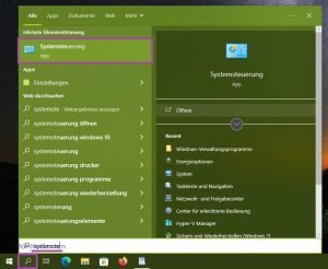 Klassische Systemsteuerung In Windows 10 öffnen - WinNotiz.com