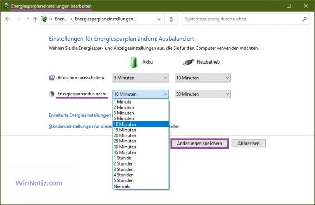 Ruhezustand (Standby) in Windows 10 aktivieren und deaktivieren ...