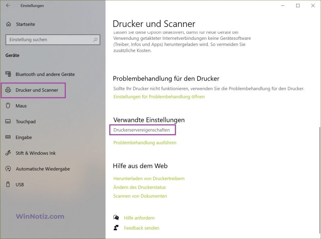 Der Druckertreiber Wurde Nicht Installiert Windows 10 winnotiz.com