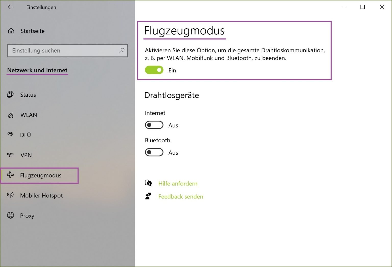 Flugzeugmodus Lässt Sich Nicht Deaktivieren Windows 10 winnotiz.com