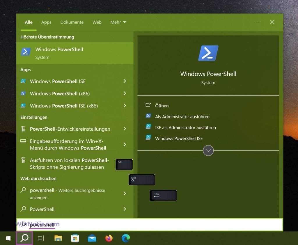 Windows-Programm als Administrator ausführen : Kommandozeile - WinNotiz.com